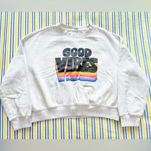 Old Navy Crew-neck Logo Graphic Sweatshirt